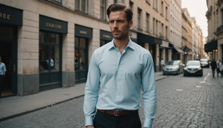 chemise col long